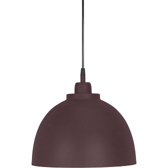 Masywna lampa Rochester bordowa